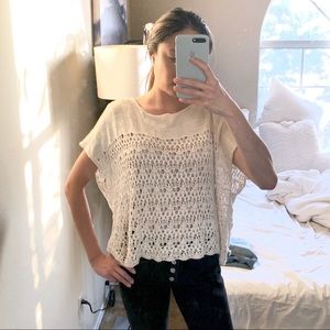 Nordstrom Hinge crochet Coachella festival top